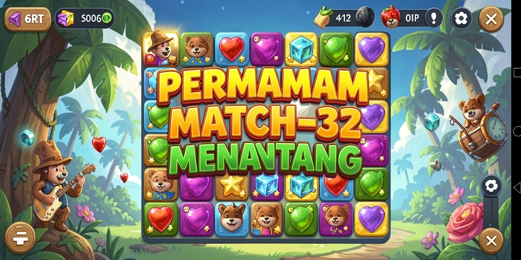 Tangkapan layar dari gameplay seru 6RT yang penuh warna.