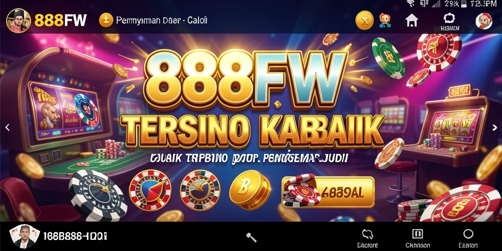 Tampilan permainan kasino yang menarik dan interaktif.