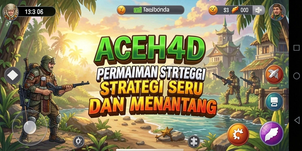 Tampilan screenshot menonjolkan aksi tempur mendebarkan dalam <strong>ACEH4D</strong>.