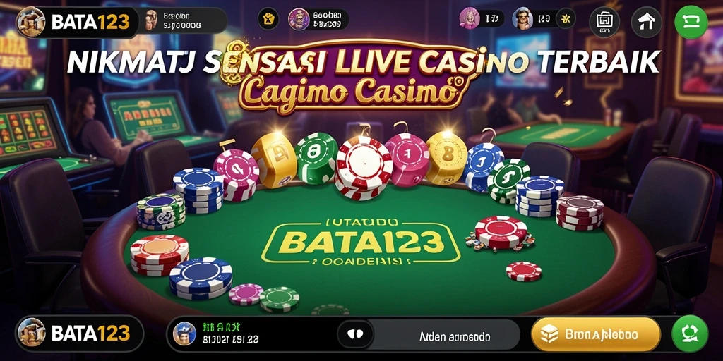 Gameplay mendebarkan di BATA123 dengan dealer langsung.