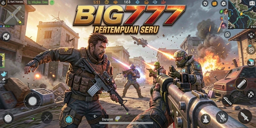 Tampilan screenshot permainan BIG777 menampilkan aksi tembak-menembak yang mendebarkan.