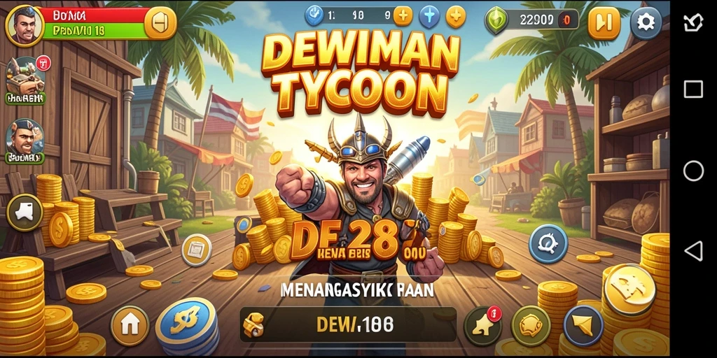 Tangkapan layar gameplay DEWI288 dengan visual yang menawan.