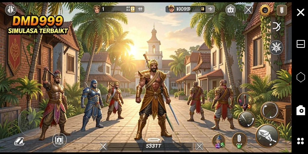 Screenshot DMD999 menampilkan aksi gameplay game Simulation yang memukau.