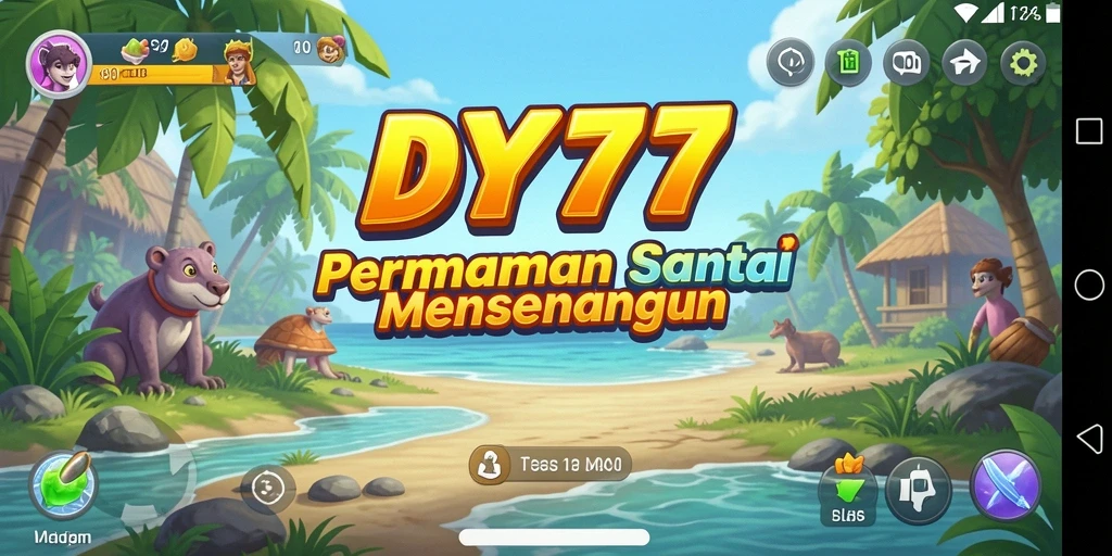Tampilan gameplay menarik dari DY777 yang menghibur.