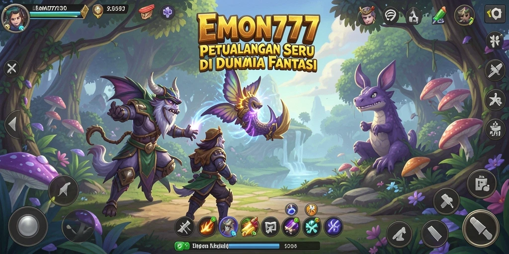 Tampilan gameplay seru dengan petualangan yang memukau.