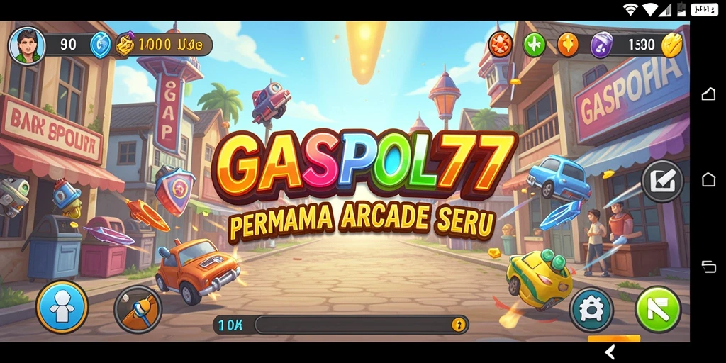 Tampilan gameplay GASPOL77 yang penuh aksi dan keseruan.