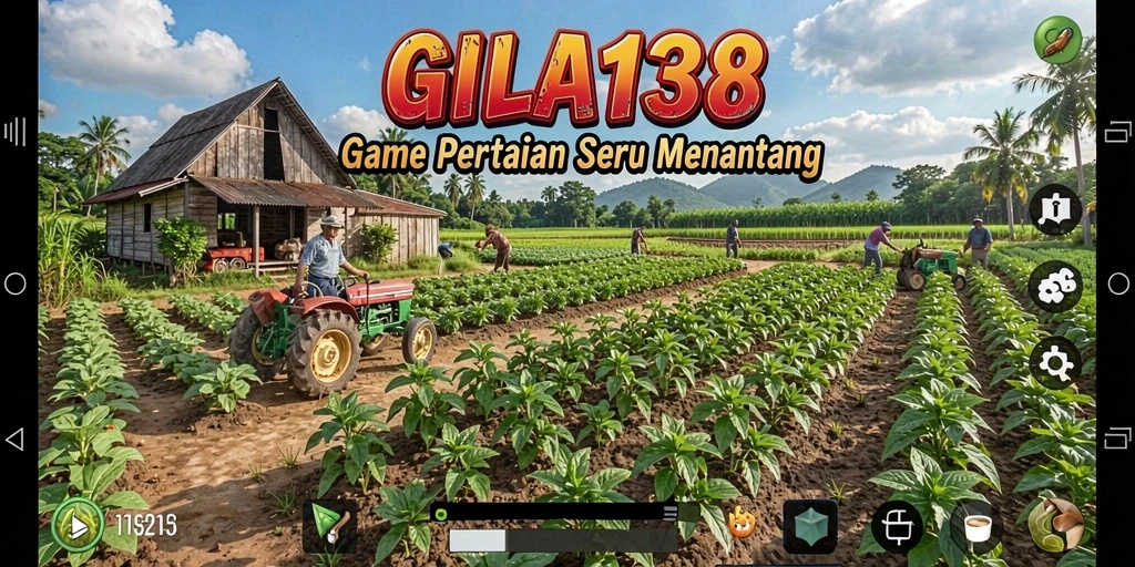 Tampilan menarik dari gameplay GILA138 dengan berbagai aktivitas pertanian.