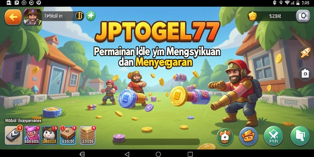 Tampilan utama gameplay JPTOGEL77 yang menenangkan dan menantang.