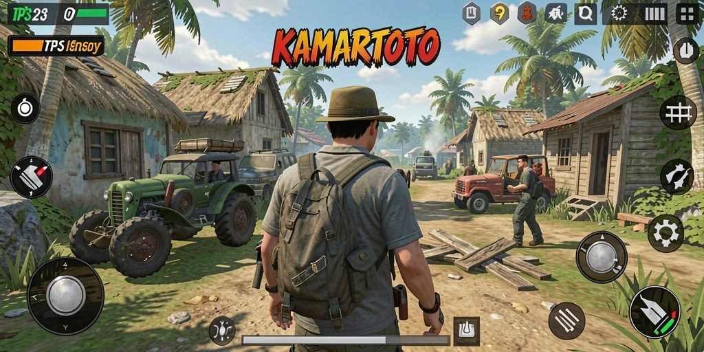 Tampilan gameplay menegangkan yang membuat adrenalin meningkat