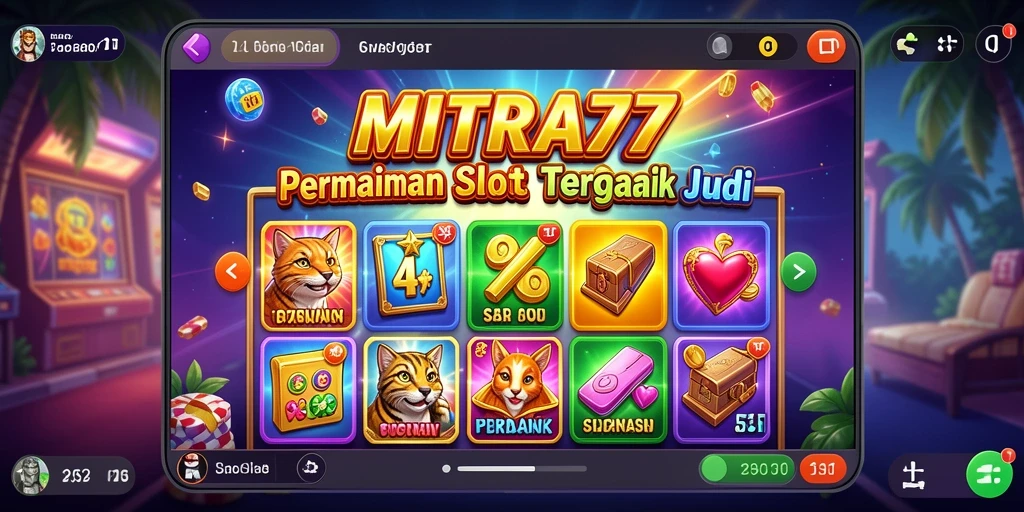 Screenshot gameplay MITRA77 dengan tampilan slot yang menarik.