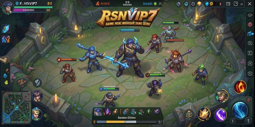Tampilan gameplay menarik dari RSNVIP7 dengan karakter yang beragam.