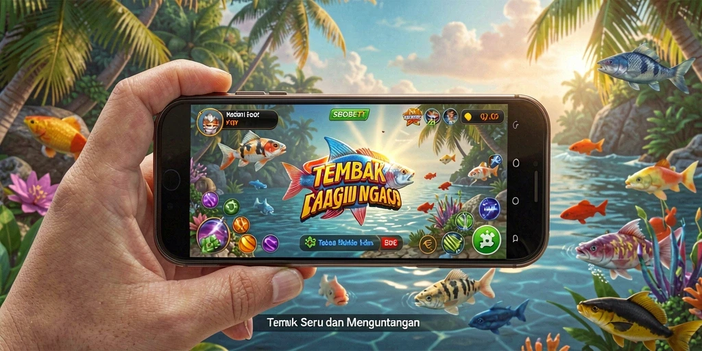 Tampilan seru gameplay Tembak Ikan di SBOBET.