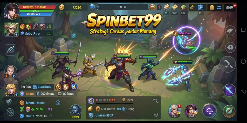 Tampilan gameplay <strong>SPINBET99</strong> yang menegangkan dan penuh strategi.