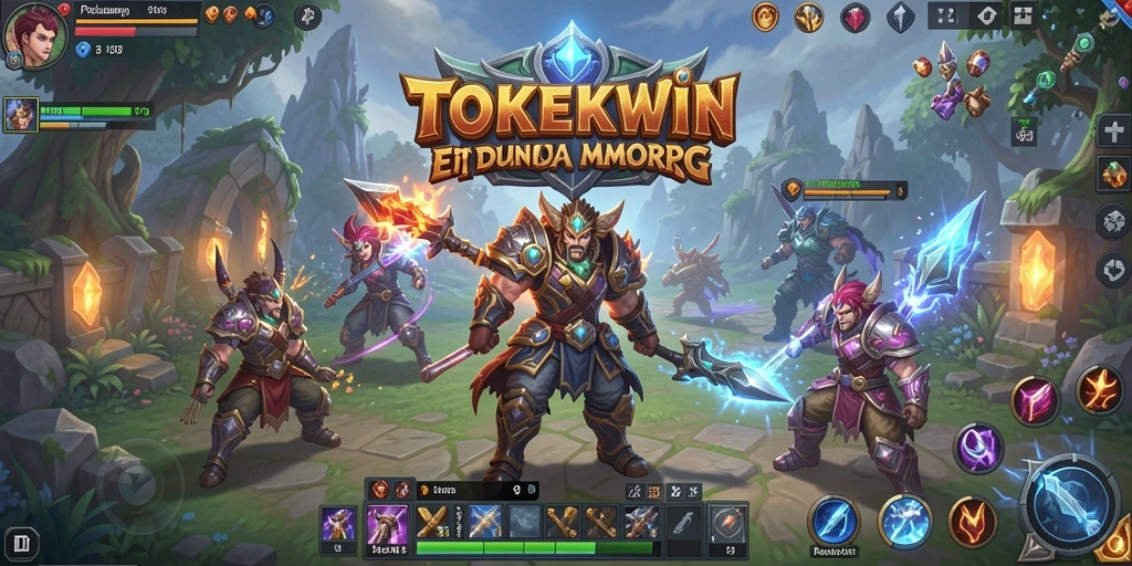 Gameplay seru di dunia fantasi TOKEKWIN yang menantang.